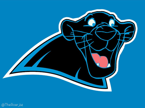Bagheera Carolina Panthers Logo DIY iron on transfer (heat transfer)